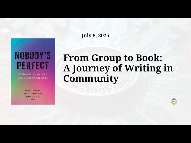 REA2025 From Group to Book: A Journey of Writing in Community