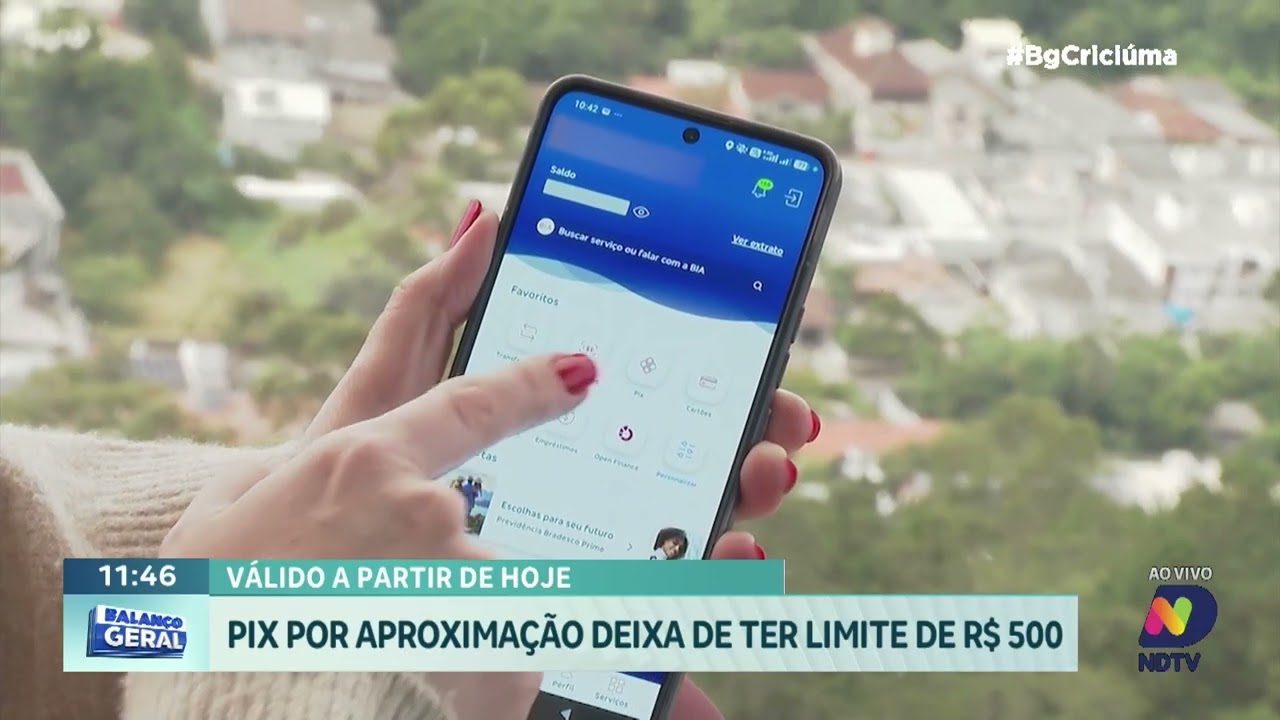 Pix por aproximação libera limite acima de R$ 500 por transação