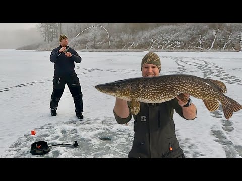 Big Pike on I-Fish Pro with a Six Foot Pole - YouTube