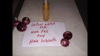 onion water for hair fall and hair growth | onion for hair loss - YouTube
