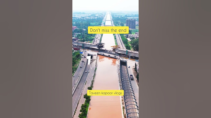 Yes Ludhiana is having this Engineering Marvel  Under-Path Canal Bridge Flyover over the Canal