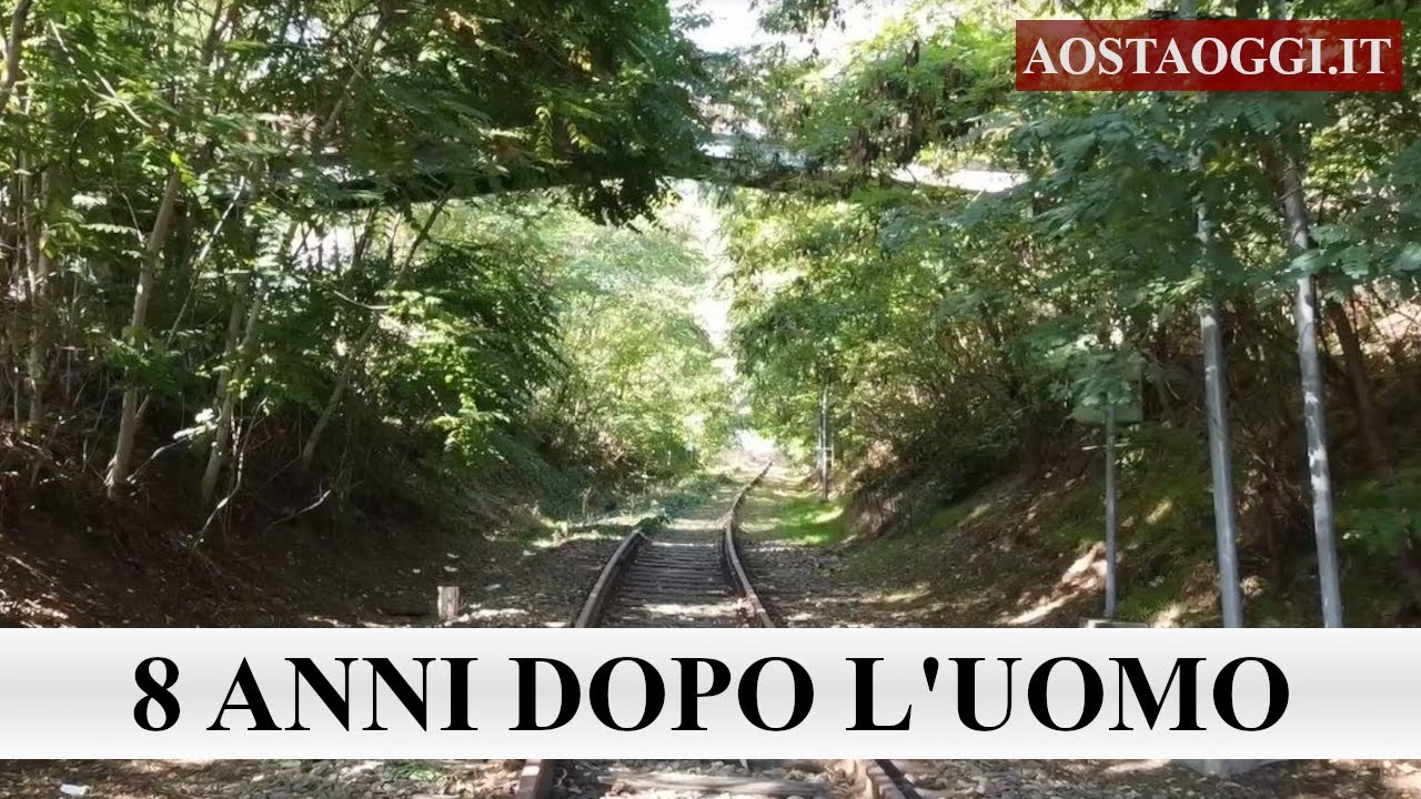 Ferrovia abbandonata: in volo col drone sulla ferrovia Aosta - Pré-Saint-Didier
