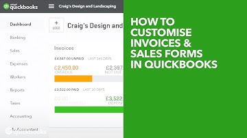 How to Customise Invoices & Sales Forms in QuickBooks
