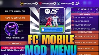 FC Mobile 26 MOD MENU v26.0.01 / Unlimited Money &amp; Fc Points | FC MOBILE MOD APK 2025
