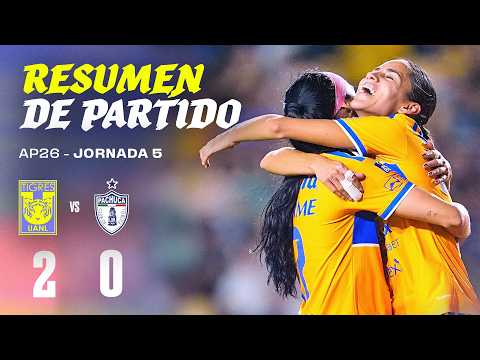 📹 Resumen | Tigres Femenil 2-0 Pachuca Femenil | Jornada 5 | Apertura 2026 | Liga MX Femenil