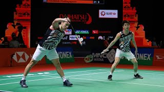 STRAIGHT GAME..!!! Kevin Sanjaya &amp; Marcus Gideon Berhasil Melenggang ke Final Indonesia Open 2021