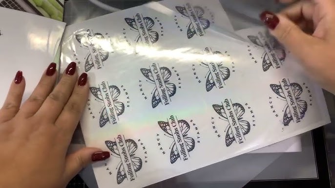 Printing on Clear Sticker Paper Tutorial 