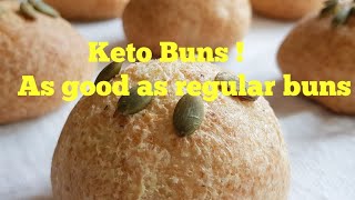 HOW TO MAKE DELICIOUS KETO BUNS IN 10 MINUTES