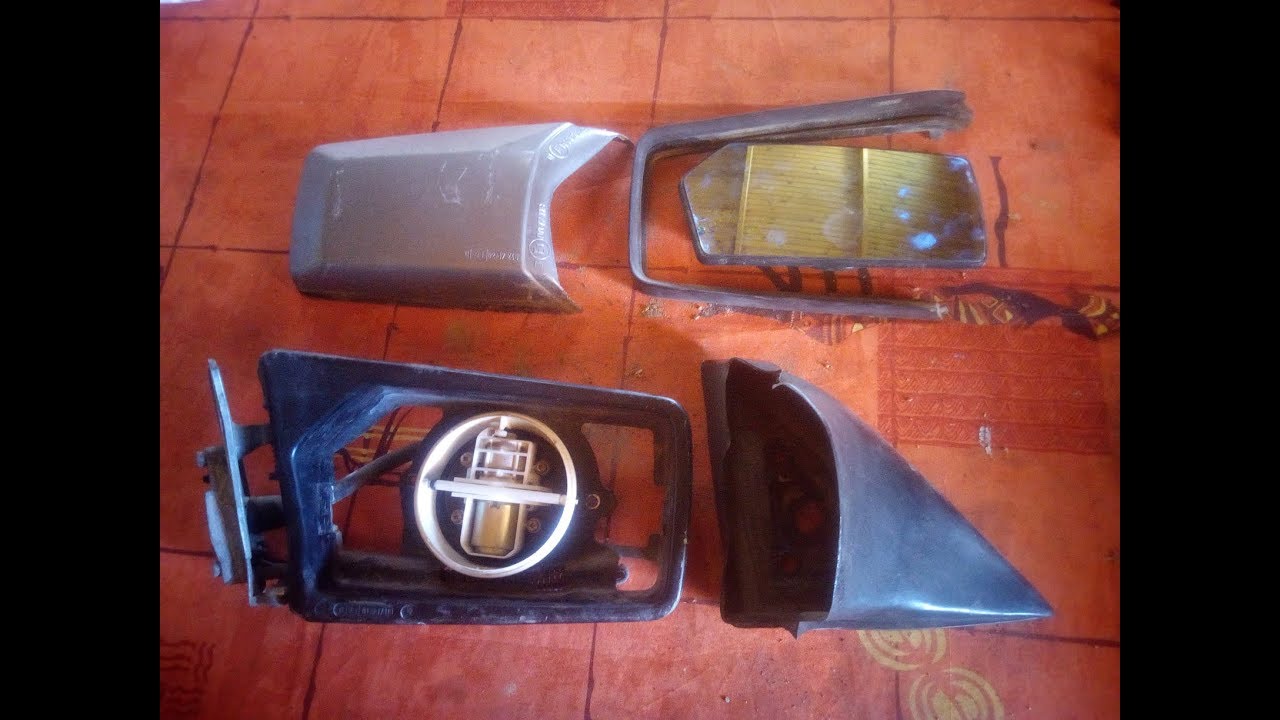 Mercedes Benz W126 - Dismantle completely your electric rear view mirror diy