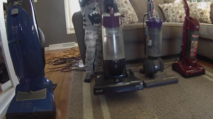 Vacuum Challenge - Santa makes a mess - Bissell vs Dyson vs Miele vs Dirt Devil