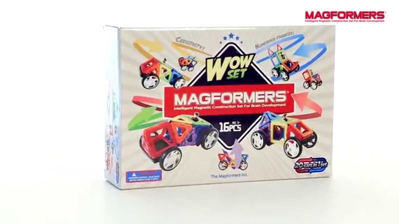 Magformers Магформерс Магнитный конструктор Wow set с 3 лет артикул 63094