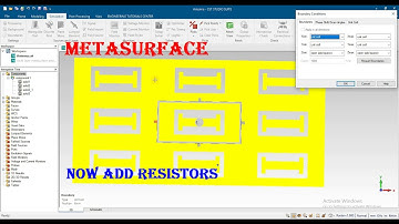 unit cell of metasurface metamaterial design in cst for mmWave 5G