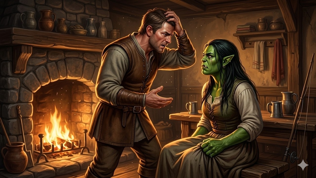 «Почему ты меня не боишься?» — спросила вдова-орчиха ребёнка, который каждый день приносил ей еду.