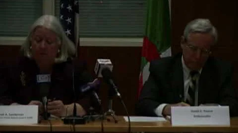 DAS Janet Sanderson Press Conference in Algiers, p...