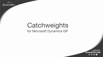 Catch Weight Management Processing in Dynamics GP