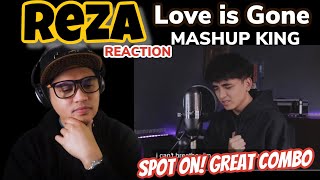 REZA DARMWANGSA - love is gone  sad tiktok songs medley mashup | SINGER REACTION