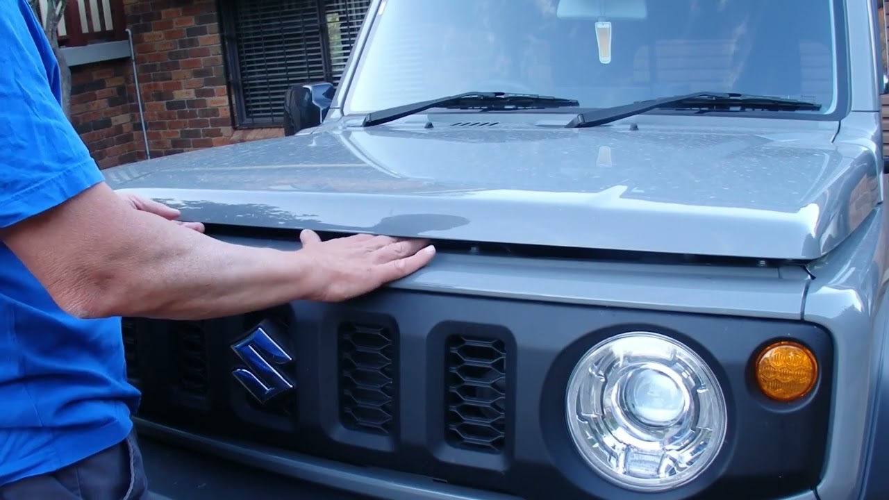 External Bonnet Handle With Key For Suzuki Jimny (1998+) Tailgate - Aftermarket (SZ21021PORT)