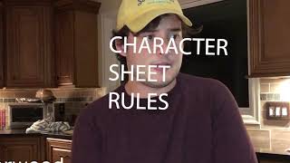 Fallout D&D Campaign: Character Sheet Tutorial