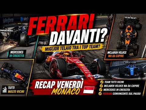 Ferrari davanti a Monaco? Il miglior telaio tra i top team | Recap Venerdì GP Monaco F1 2026