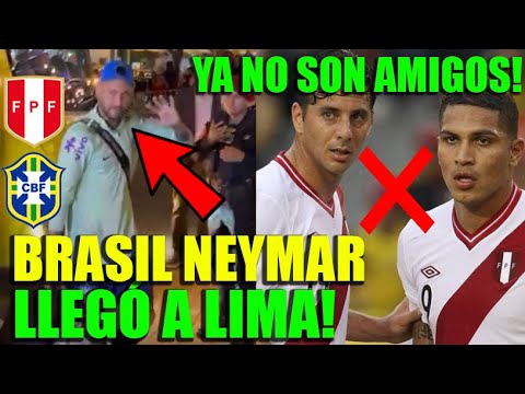 PERÚ VS BRASIL NEYMAR LLEGA A LIMA PARA ENFRENTAR A LA SELECCION PERUANA