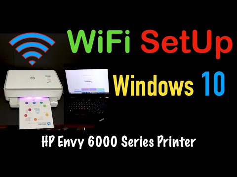 HP Envy 6000 WiFi SetUp Windows 10, Connect To 5Ghz,  Review !!