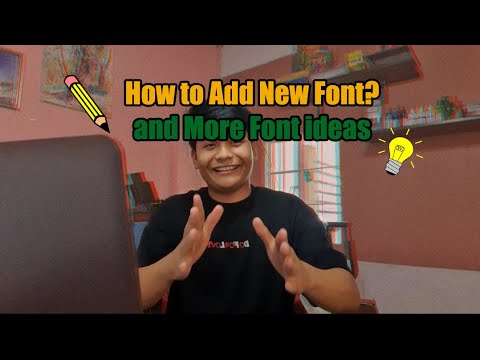 Video: Paano Mag-install Ng Isang Font Sa Isang Salita