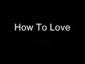 Lil Wayne - How To Love Lyrics