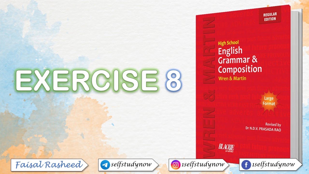 Wren And Martin English Grammar Book Answer Key