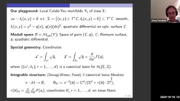 Joerg Teschner - Proposal for a geometric characterisation of topological string partition functions