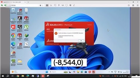 SOLIDWORKS Invalid (inconsistent) license key (-8,544,0) Could Not Obtain License For (2025/2024)
