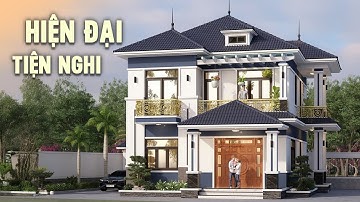 Mẫu nhà vườn mái Nhật 2 tầng công năng tiện nghi với mức đầu tư hợp lý | MH05646