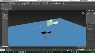 3DS Max - Cloth tool Part 2-Creating a Flag
