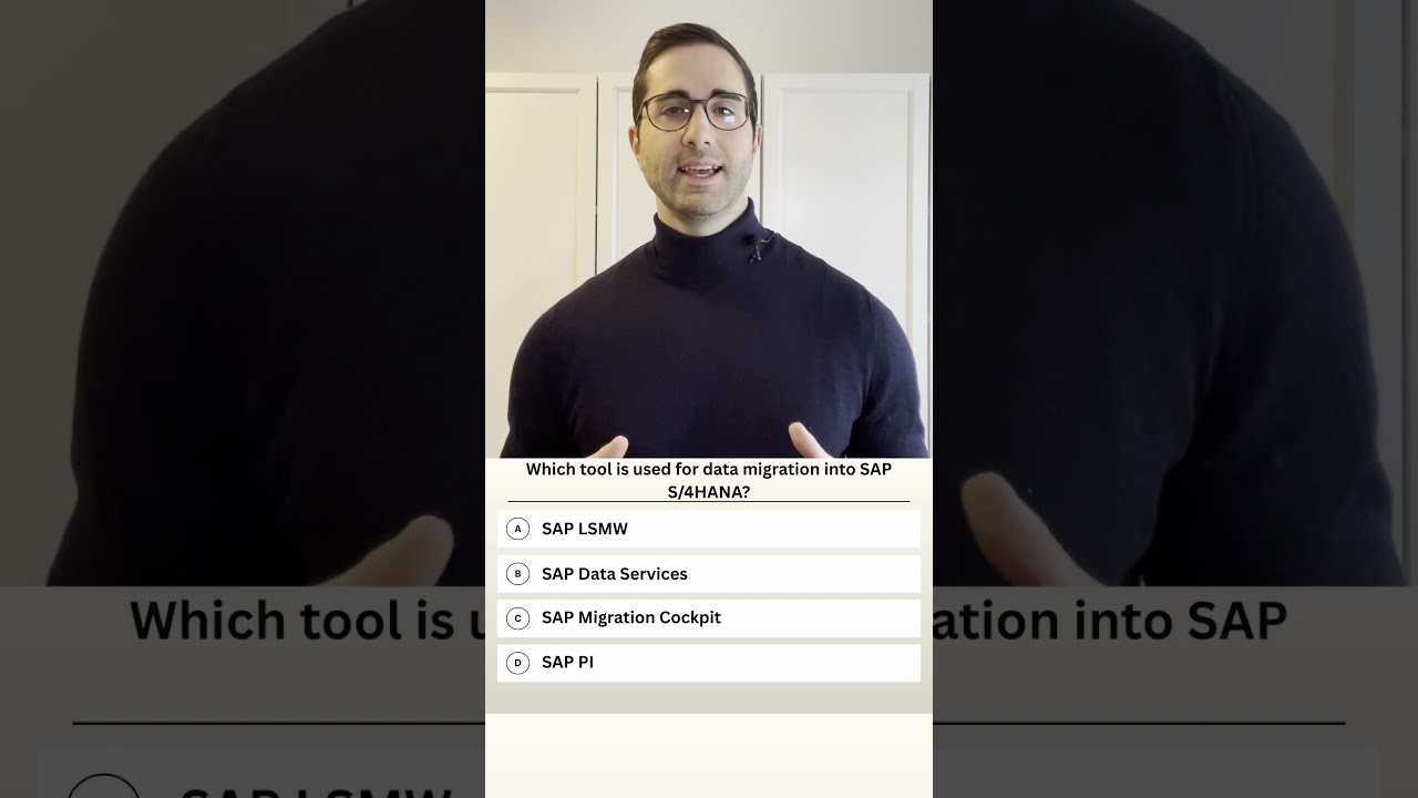 Какой инструмент используется для миграции данных в SAP S/4HANA? - SAP Quiz