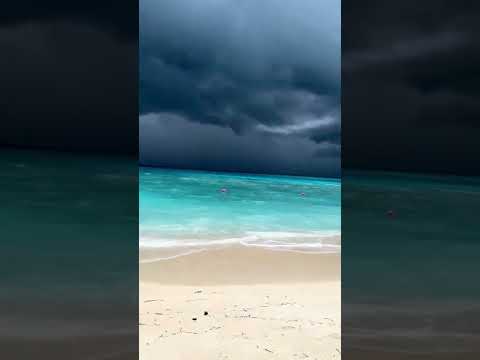 A storm is