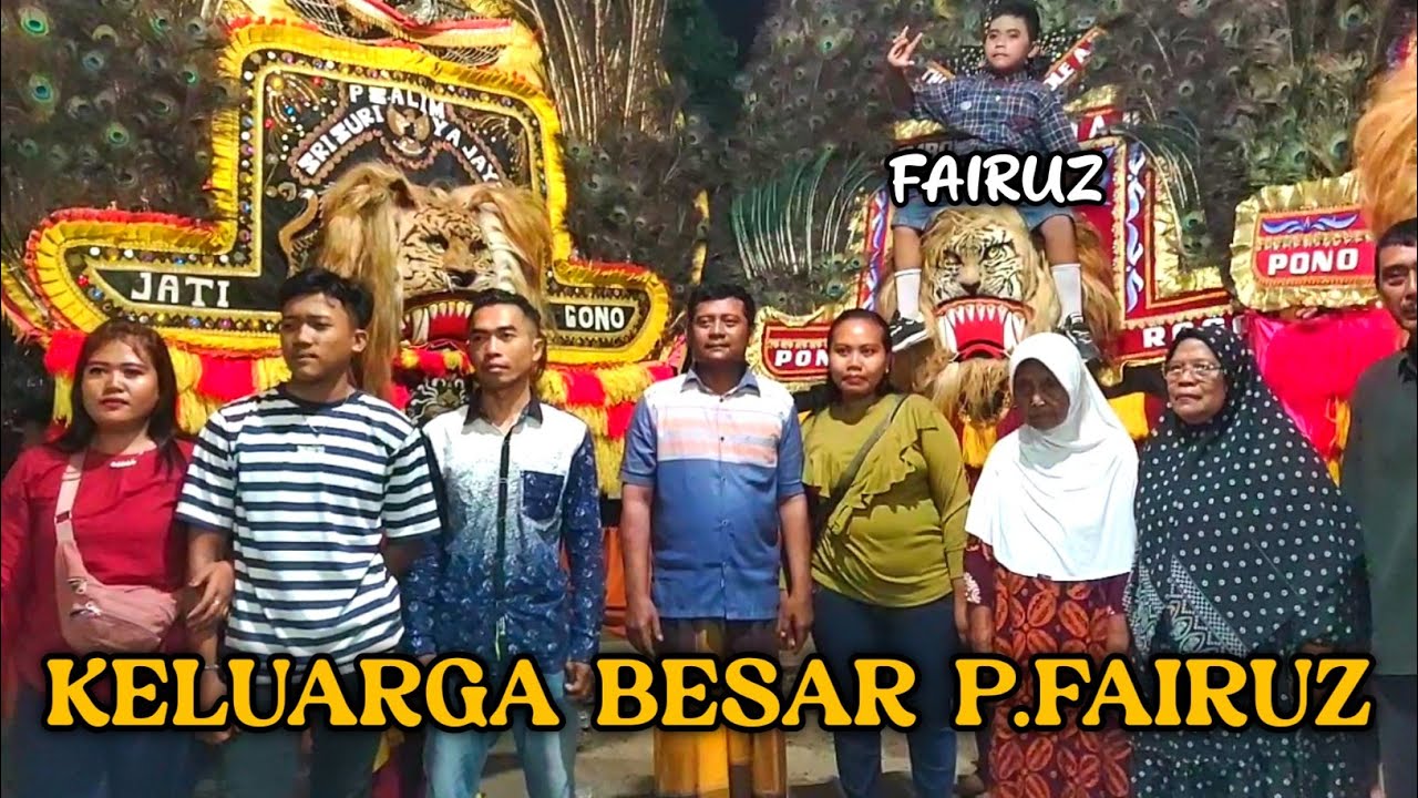 P.FAIRUZ SISWANTO NANGGAP REOG GEMBONG SURYO AJI KEMBAR TIGA PIMP.MAS DAVID JATIGONO