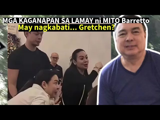 Mga kaganapan sa lamay ni Mito Barretto - Claudine Marjorie Gretchen -  YouTube