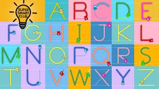 Complete A through Z Alphabet Tracing & Writing with differentiated guidelines