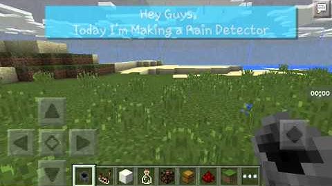 How To Make A Rain Detector | Minecraft