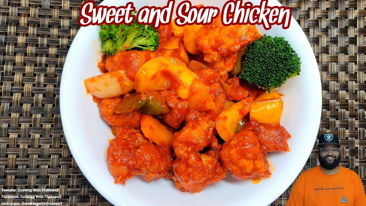Sweet and Sour Chicken Keto Low Carb Cooking With Thatown2 YouTube