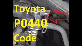 Causes and Fixes Toyota P0440 Code: Evaporative Emission Control System Malfunction'