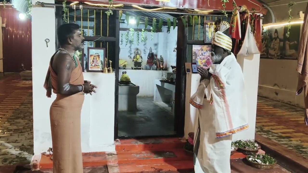 சிவமஹாவாலைசித்தனின் சிவநாராயண கோலம் கண்டு,கலி அஞ்சி ஓடும் சூட்சமத்தை அருளி, அன்னை ஔவை ஆசியருளுதல்.