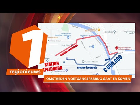 Samen1 Regionieuws  Omstreden voetgangersbrug komt er