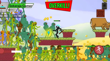 700 Zombie Chapter 3 Yellow Fields level 103-104 Stickman Zombie Shooter Android game