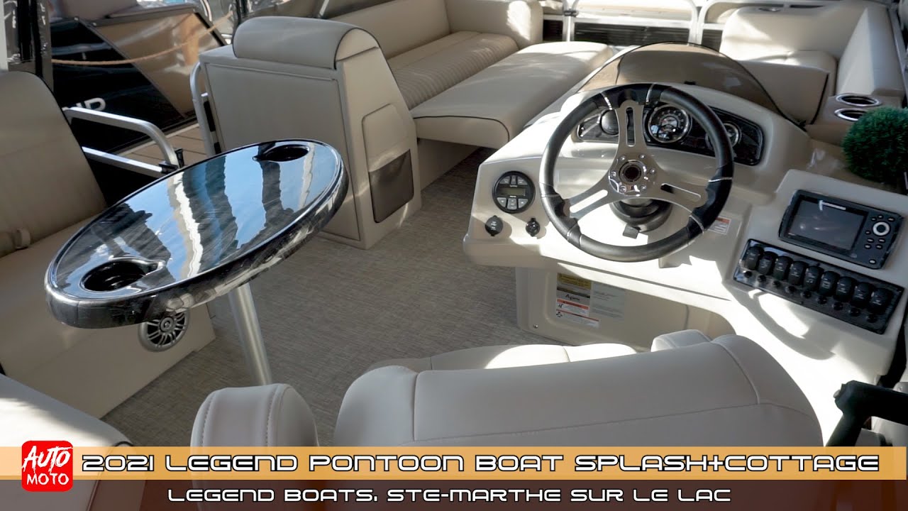 2021 Legend Pontoon Splash+Cottage Exterior And Interior Legend Boats