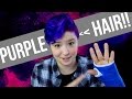 I DYED MY HAIR PURPLE.