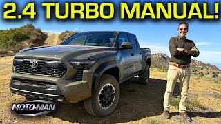 I drove the 2024 Toyota Tacoma MANUAL Off Road!