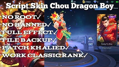 New!! Script Skin Chou Epic Full Effect!!! Patch Khalid!!!