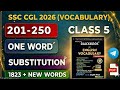 Black Book One Word Substitution 201–250 |Fast Revision | SSC | Banking | All Exams 2026