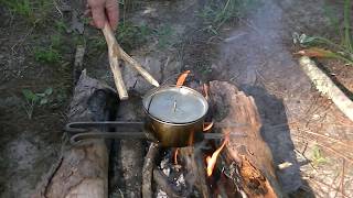 VINTAGE WOODSCRAFT..CAMPFIRE COOKING PT 3