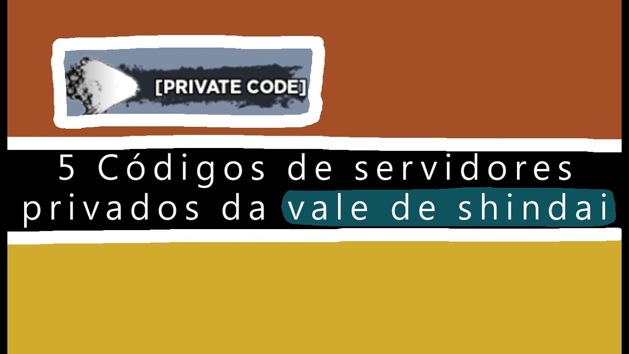 Códigos de servidor Shindo Life - Melhores servidores privados